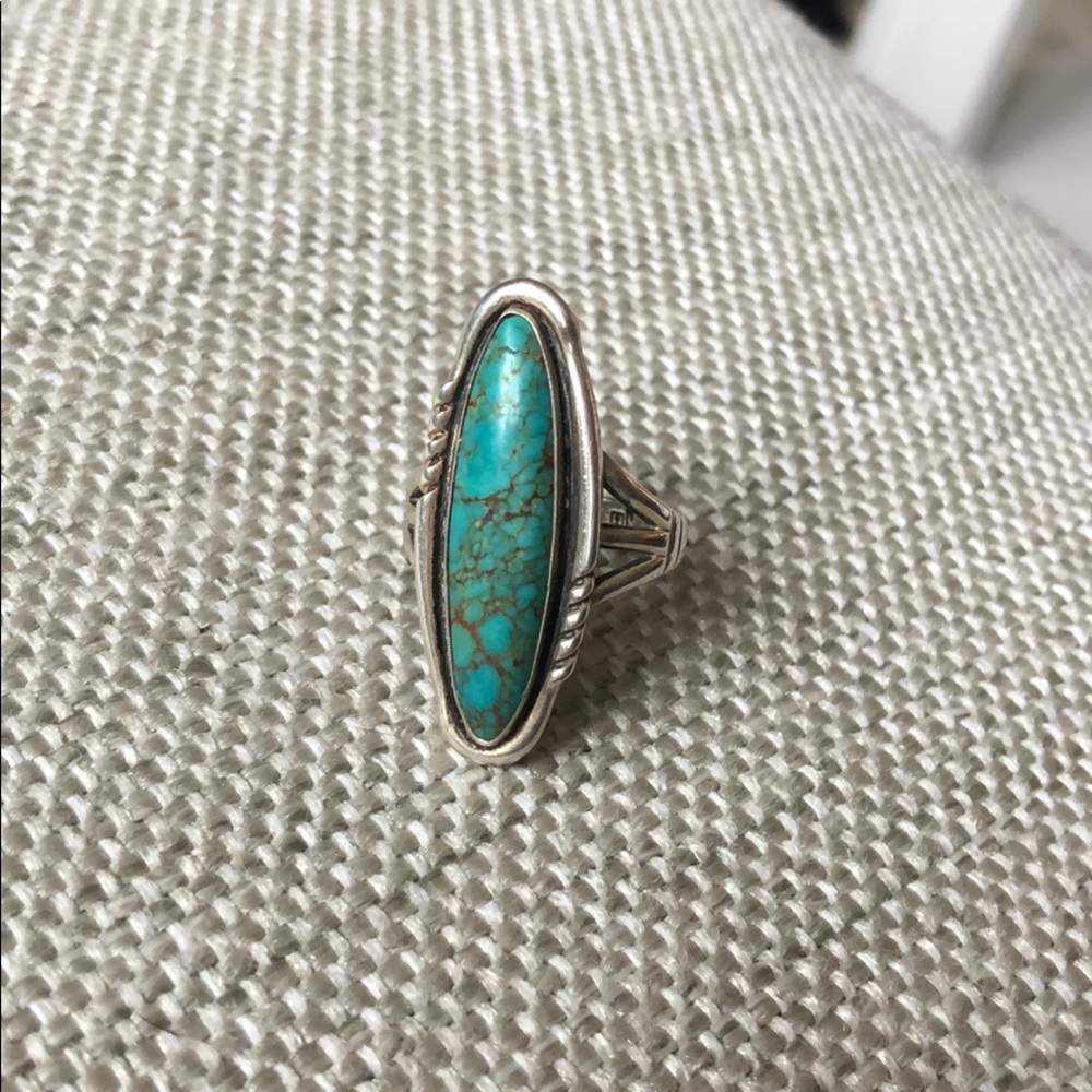 Vintage Bell Trading Post Turquoise Ring